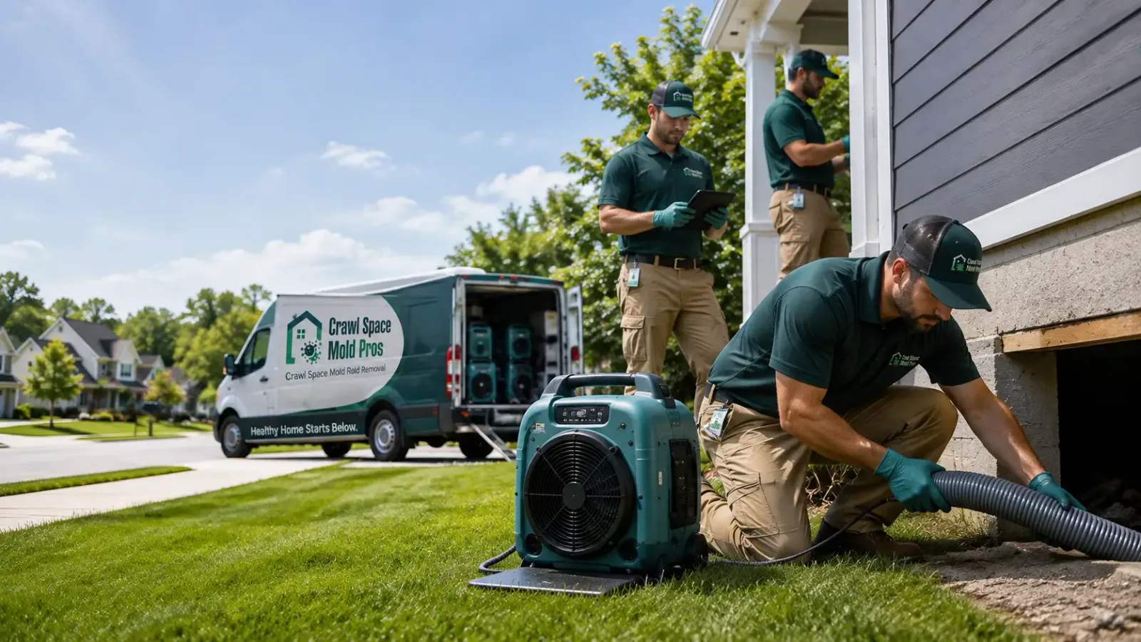 Crawl Space Mold Removal in Omaha, TX